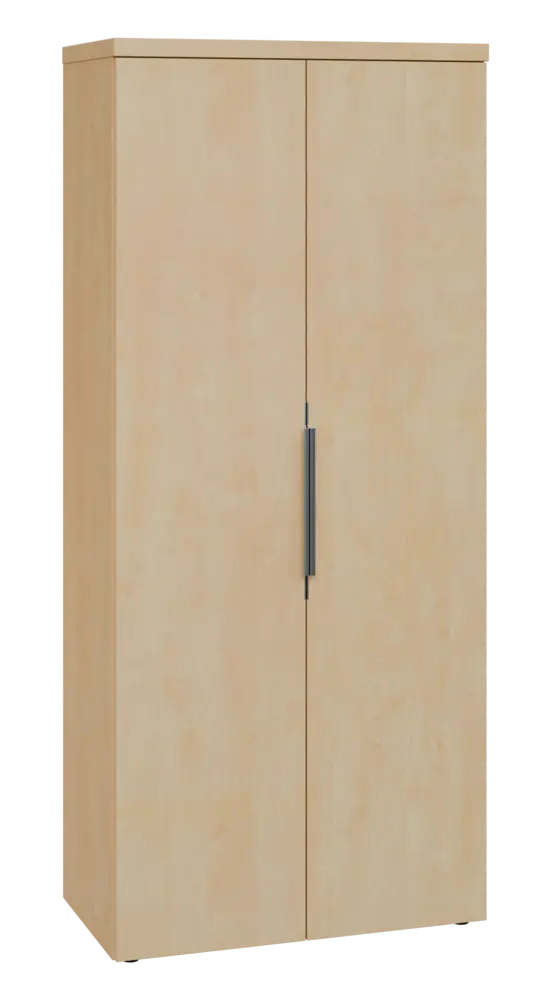 SIN 5 - 8D kancelářská skříň, 2-dveřová, 1820x800x400, bříza světlá